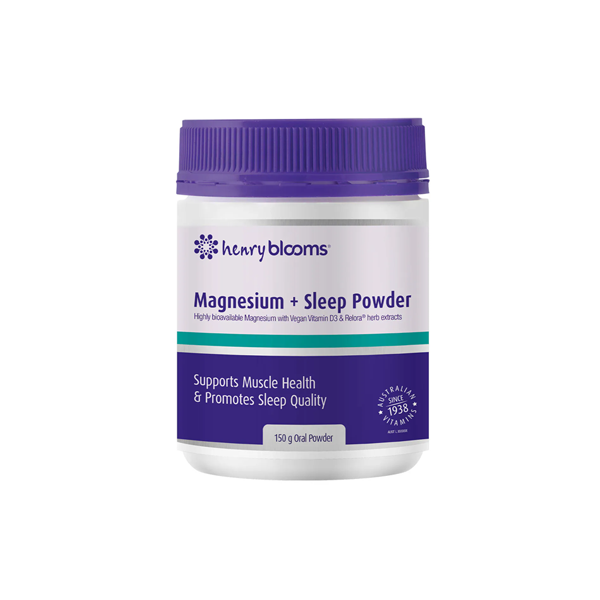 Henry Blooms Magnesium + Sleep Powder 150g