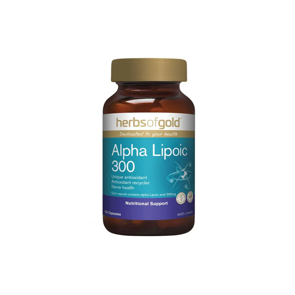 Herbs of Gold Alpha Lipoic 300 120 Capsules