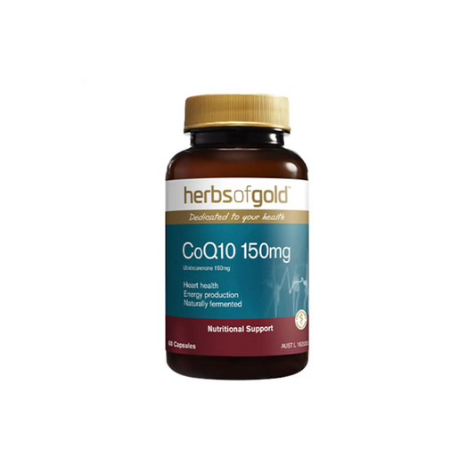 Herbs of Gold Ubiquinol 150mg 60 Capsules