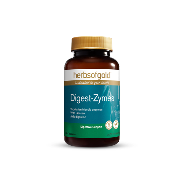 Herbs of Gold Digest-Zymes 60 Capsules