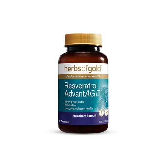 Herbs of Gold Resveratrol AdvantAGE 60 Capsules