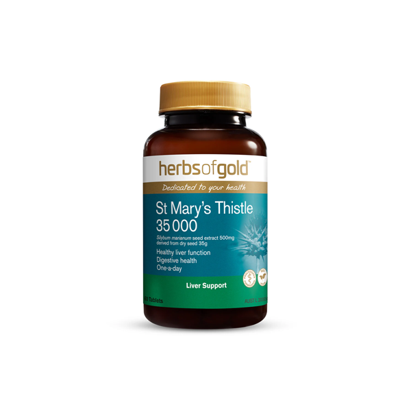 Herbs of Gold St Marys Thistle 35 000 60 Tablets