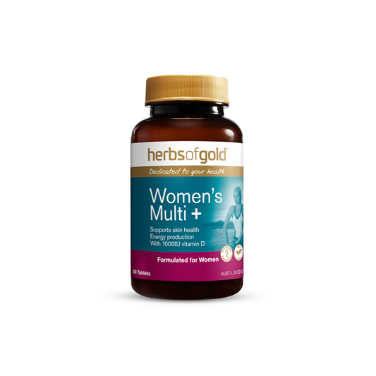 Herbs of Gold Womens Multi + Vitamin D3 1000IU 60 Tablets
