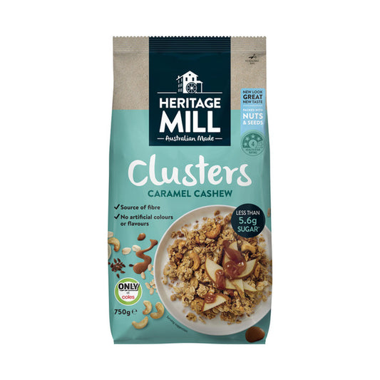 Heritage Mill Clusters Caramel Cashew | 750g