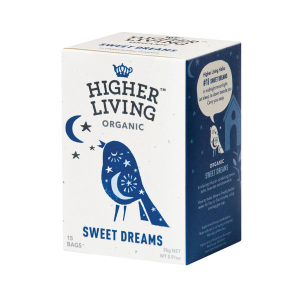 Higher Living Organic Tea Evening Sweet Dreams | 15 pack