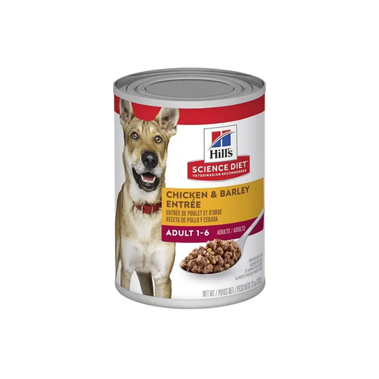 Hill's Science Diet Canine Adult Gourmet Chicken Entree Dog Food 370gx12