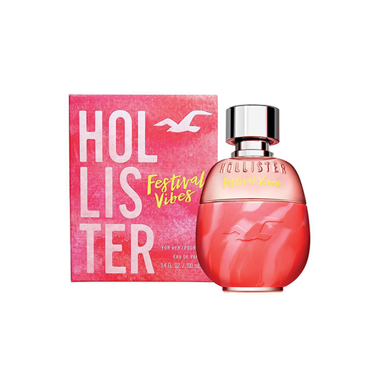 Hollister Festival Vibes For Her Eau De Parfum 100ml Spray