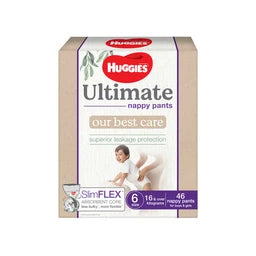 Huggies Ultimate Nappy Pants Size 6 (15kg & Over) | 46 pack