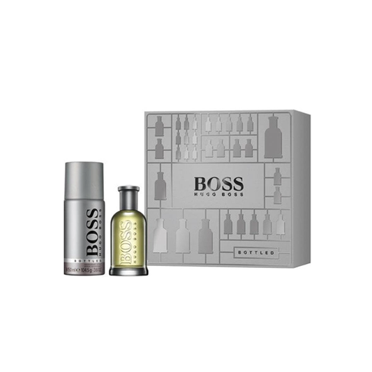 Hugo Boss Bottled Eau De Toilette 50ml Spray and Deodorant Spray 150ml 2 Piece Set