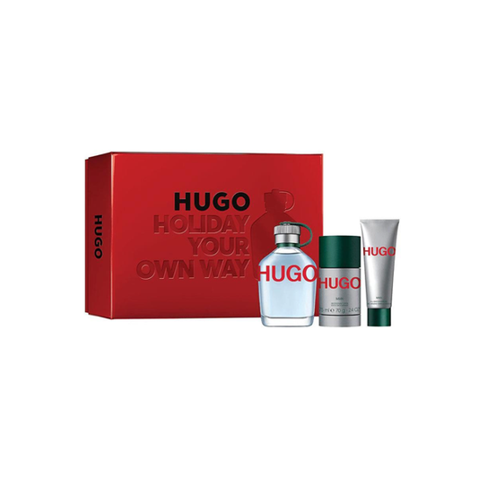 Hugo Boss Hugo for Men Eau De Toilette 125ml 3 Piece Set