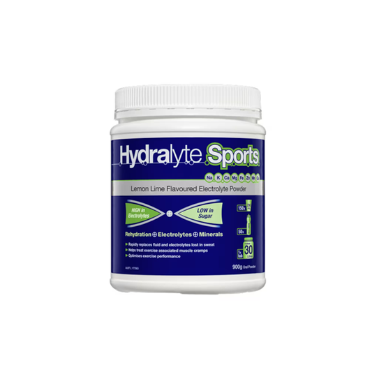 Hydralyte Sports Electrolyte Powder Lemon Lime 900g