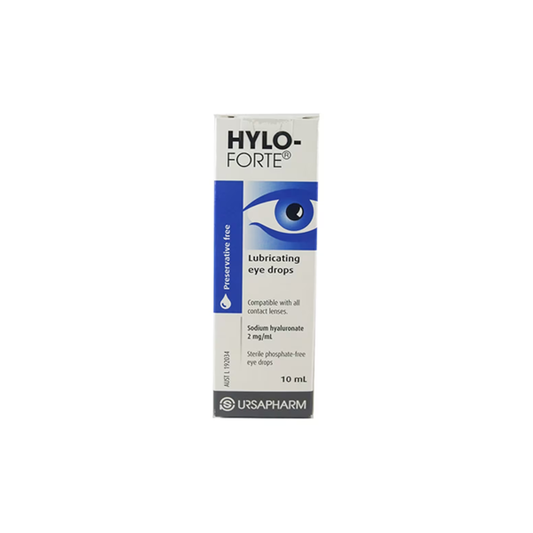 Hylo Forte Lubricating Eye Drops Preservative Free 10ml