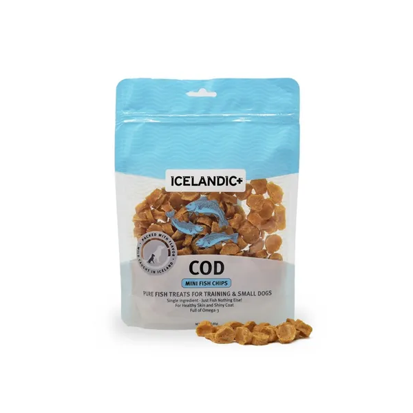 Icelandic+ Mini Cod Training Chips Dog Treat 85g – Shop & Dispatch