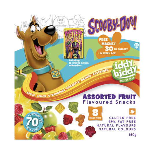 Iddy Biddy Assorted Fruit Flavoured Snacks 8 pack | 160g