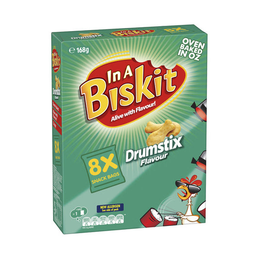 In A Biskit Chicken Drumstick Crackers 8 Pack | 168g