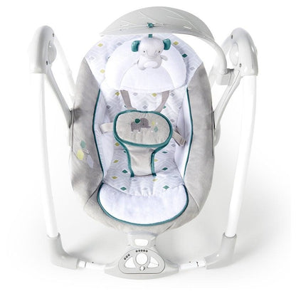 Ingenuity ConvertMe Swing 2 Seat Baby Infant Rocker Rocking Chair Seat Grey 0m+