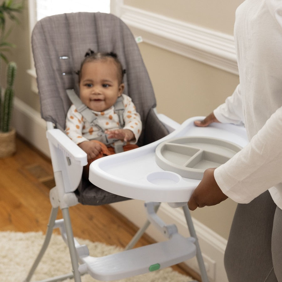 Ingenuity Sun Valley Compact Folding High Chair - Grey