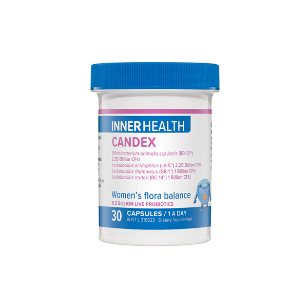 Inner Health Candex Womens Flora Balance Fridge Free 30 Capsules