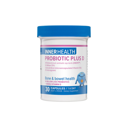 Inner Health Probiotic Plus D Fridge Free 30 Capsules