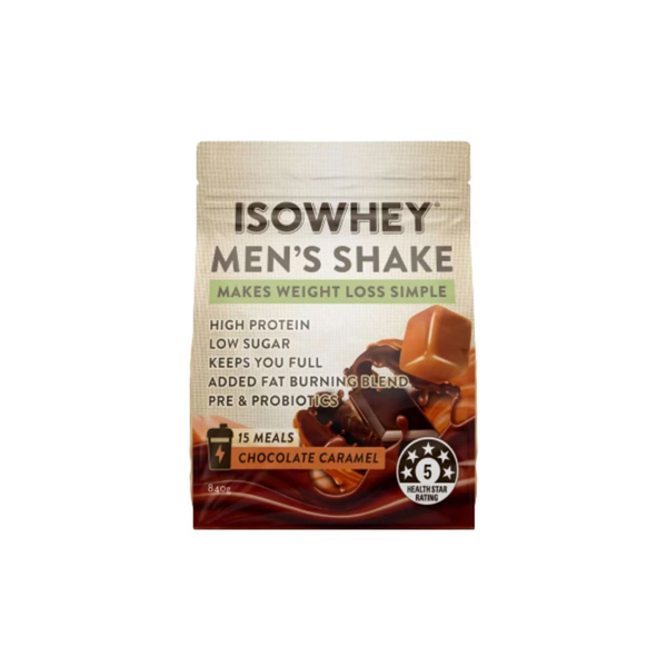 IsoWhey Men's Shake Choc Caramel 840g