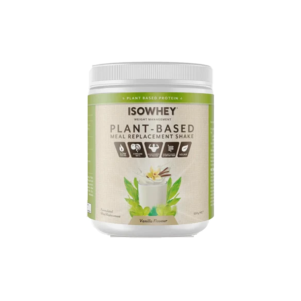 IsoWhey Plant-Based Meal Replacement Shake Vanilla 550g