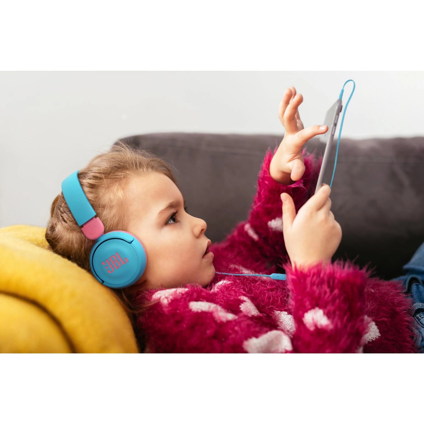 JBL Jr310 Kids On-Ear Headphones (Blue)