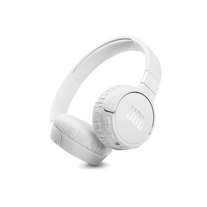 JBL Tune 660 Wireless Noise Cancelling On-Ear Headphones (White)