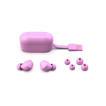 JLab Go Air Pop True Wireless In-Ear Headphones (Pink)