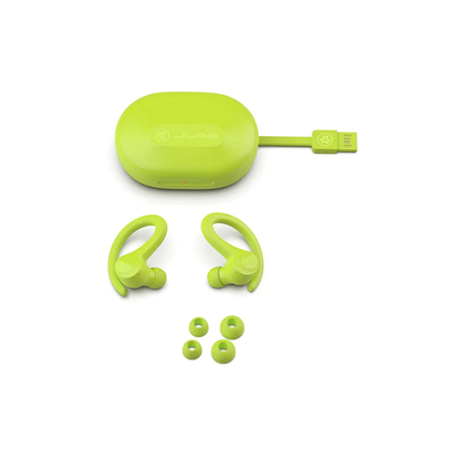 JLab Go Air Sport True Wireless In-Ear Headphones (Neon Yellow)