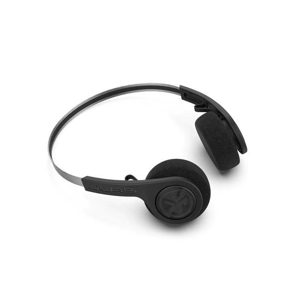 JLab Rewind Wireless Retro On-Ear Headphones (Black)