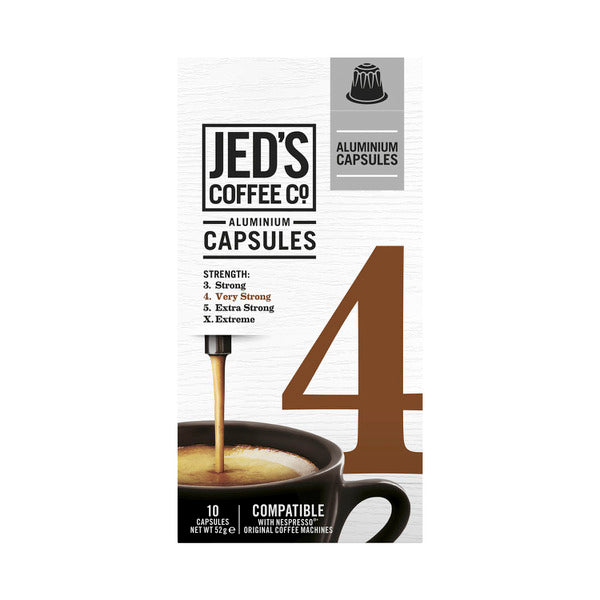 Jed's No.4 Very Strong Nespresso Compatible Capsules | 10 pack