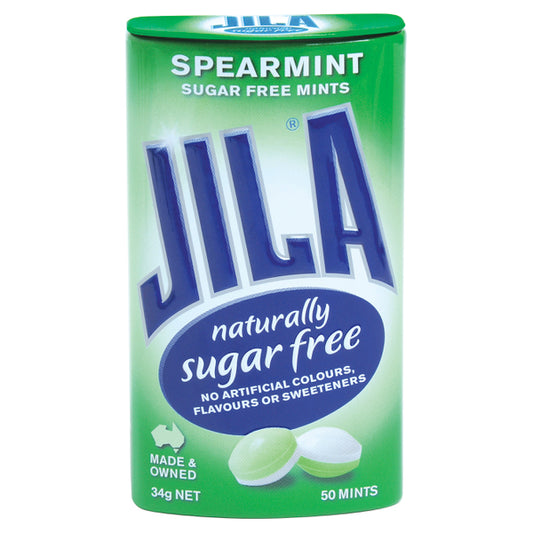 Jila Sugar Free Spearmint Mints | 34g