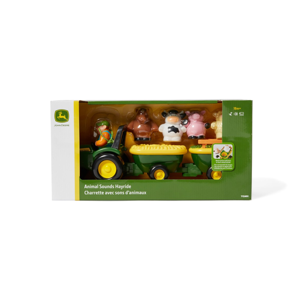 John Deere Animal Sounds Hay Ride Playset