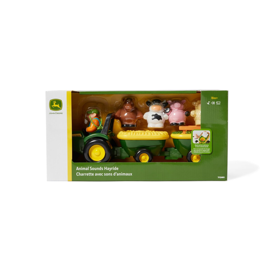 John Deere Animal Sounds Hay Ride Playset