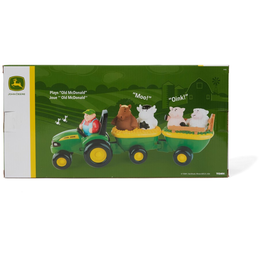 John Deere Animal Sounds Hay Ride Playset