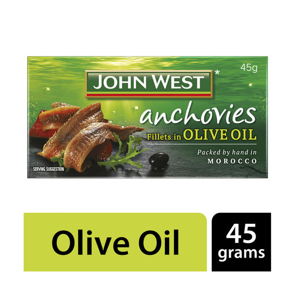 John West Anchovies Fillets in Olive Oil | 45g