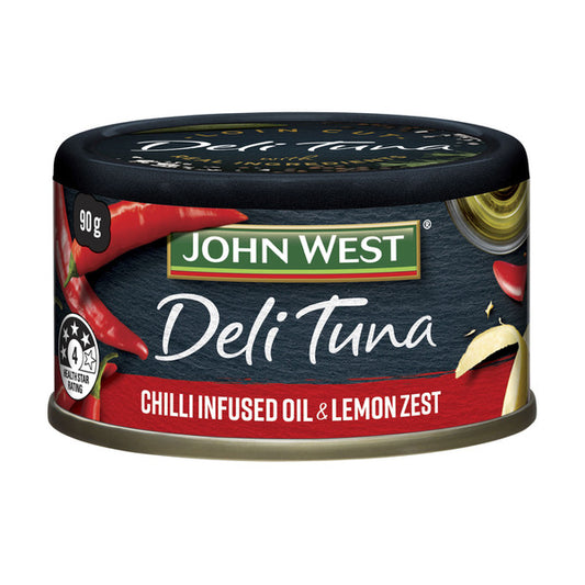 John West Chilli Infused Oil & Lemon Zest Deli Tuna | 90g
