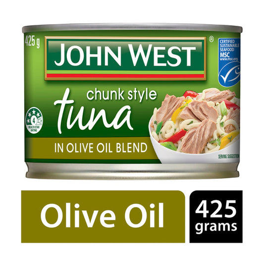 John West Chunk Style Tuna in Olive Oil Blend | 425g