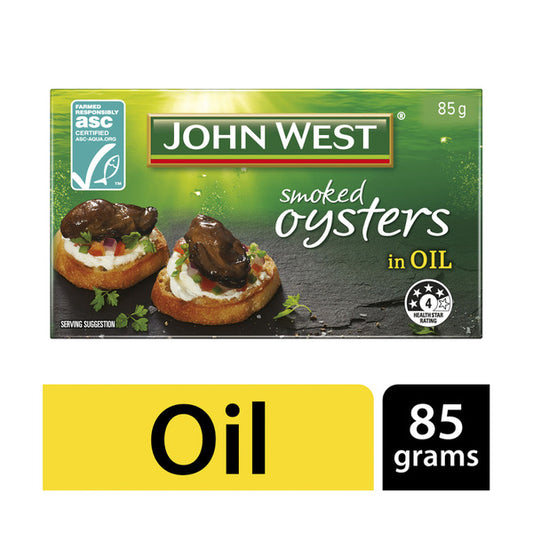 John West Smoked Oysters In Oil | 85g