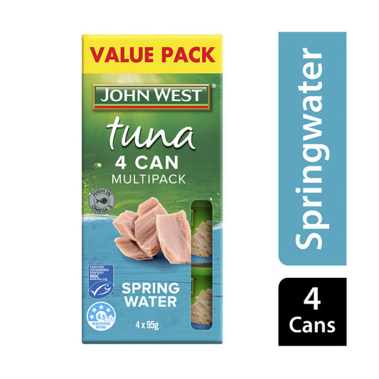 John West Tempters Tuna Springwater Multipack 4x95g | 380g