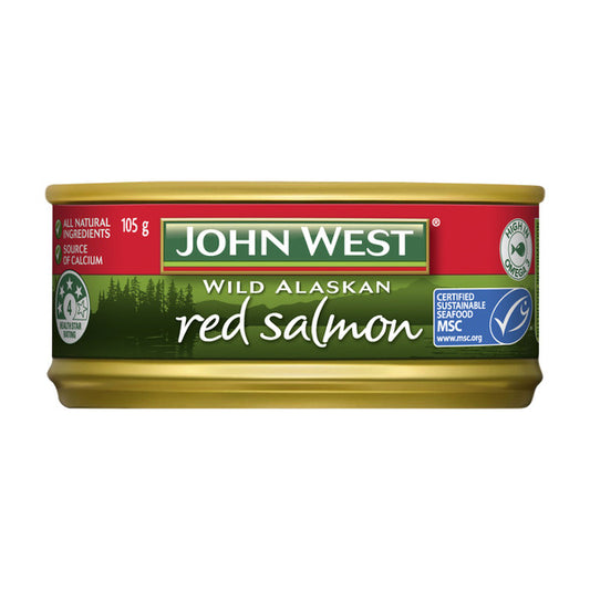 John West Wild Alaskan Red Salmon | 105g