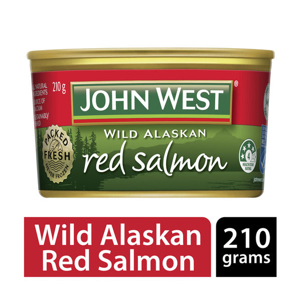 John West Wild Alaskan Red Salmon | 210g