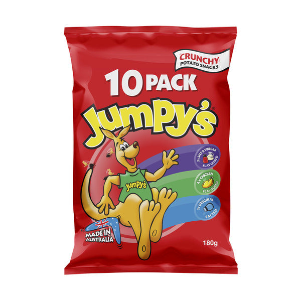 Jumpy's Potato Chips 10 Pack | 180g