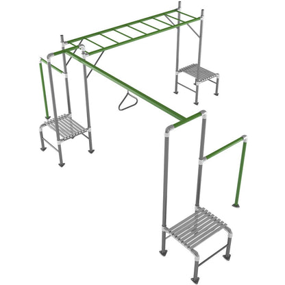 Junior Jungle Monkey Bar & Flying Fox - Tarzan Module