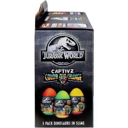 Jurassic World Captivz Color Change Dinosaur Egg - 3 Pack