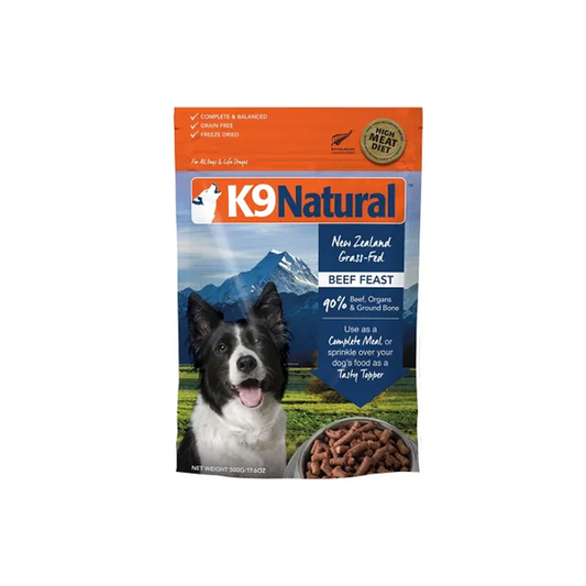 K9 Natural Freeze Dried Beef Feast Adult Dog Food