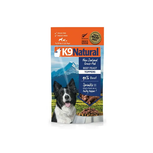 K9 Natural Freeze Dried Beef Topper Adult Dog Food 142g