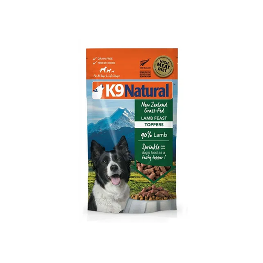 K9 Natural Freeze Dried Lamb Topper Adult Dog Food 142g