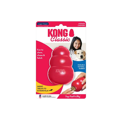 KONG Classic Dog Toy Red L x 2