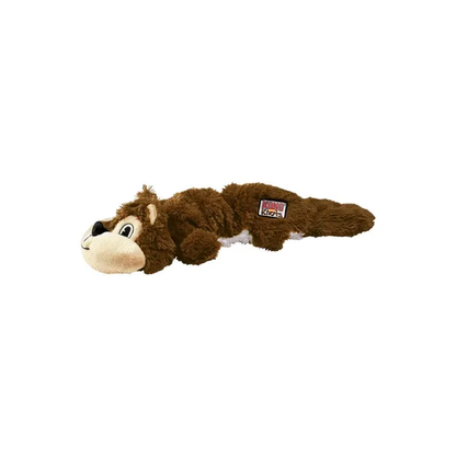 KONG Scrunch Knots Squirrel Dog Toy Brown Medium-Large